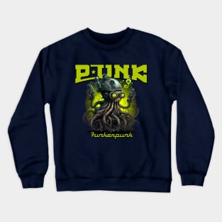 PUNK Space Octopus Crewneck Sweatshirt